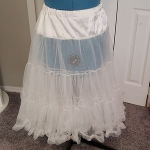 White Crinoline,  Vintage RePro Underwear